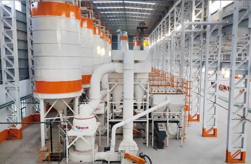 Calcium carbonate production line with capacity 900,000 t/y