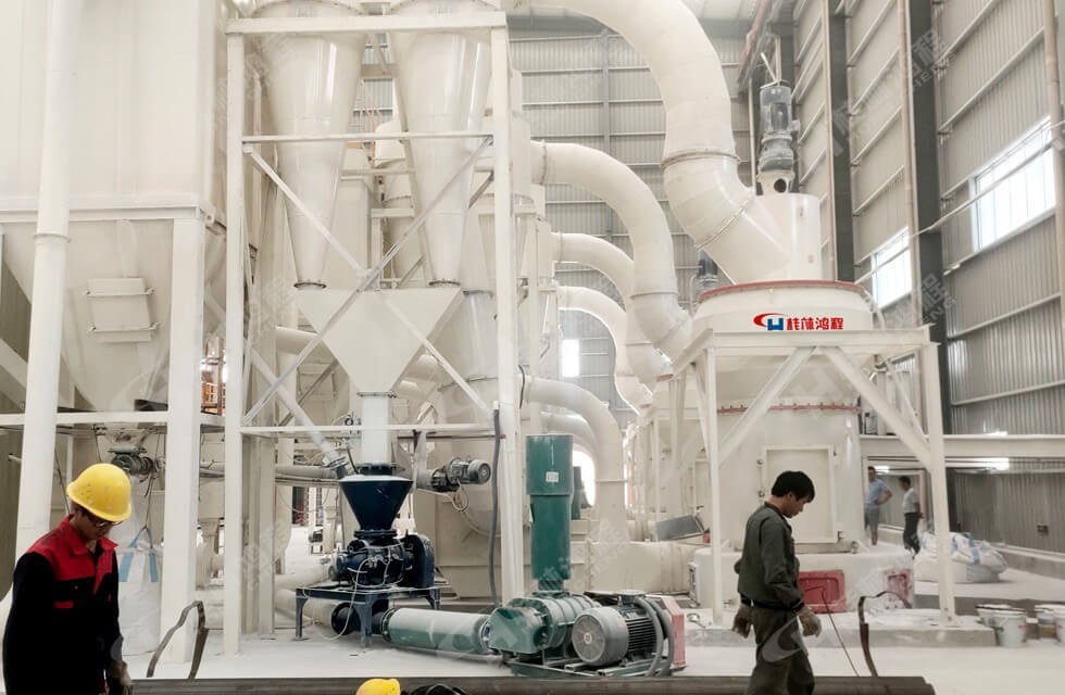 Hezhou 200 mesh calcium oxide Raymond mill
