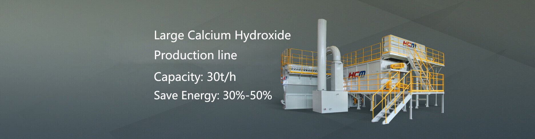 Large calcium hydroxide production line