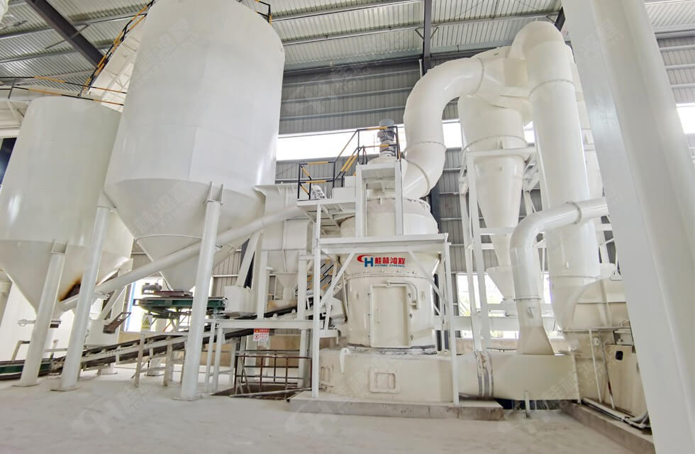 Vertical mill realizes marble tailings application