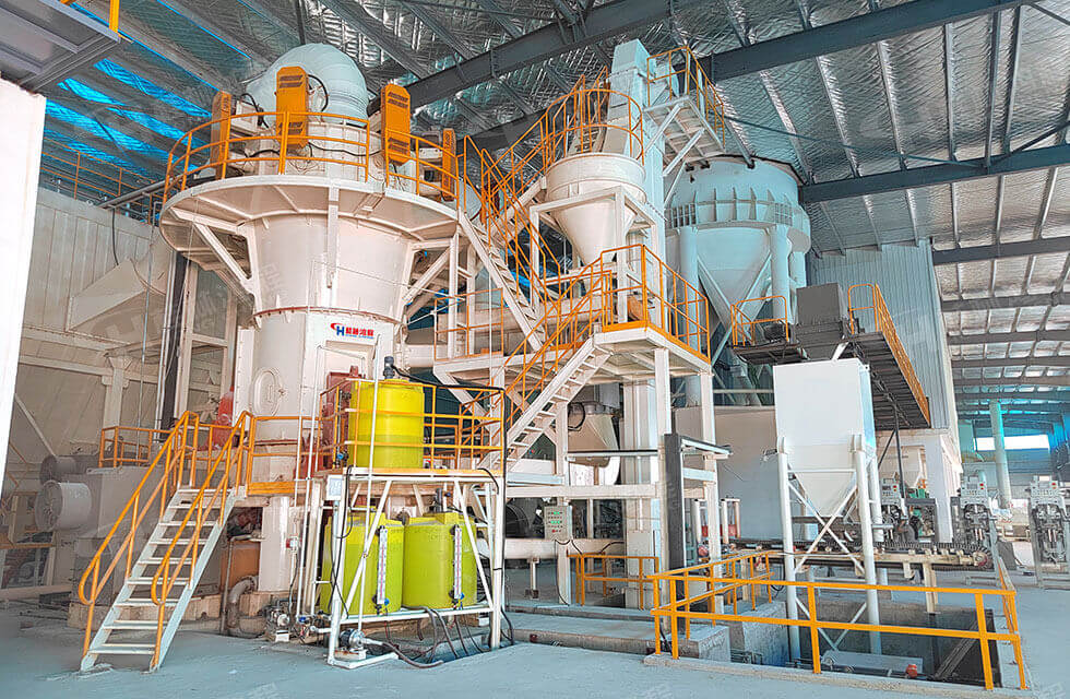 What equipment is used for 2 micron ultrafine barite processing