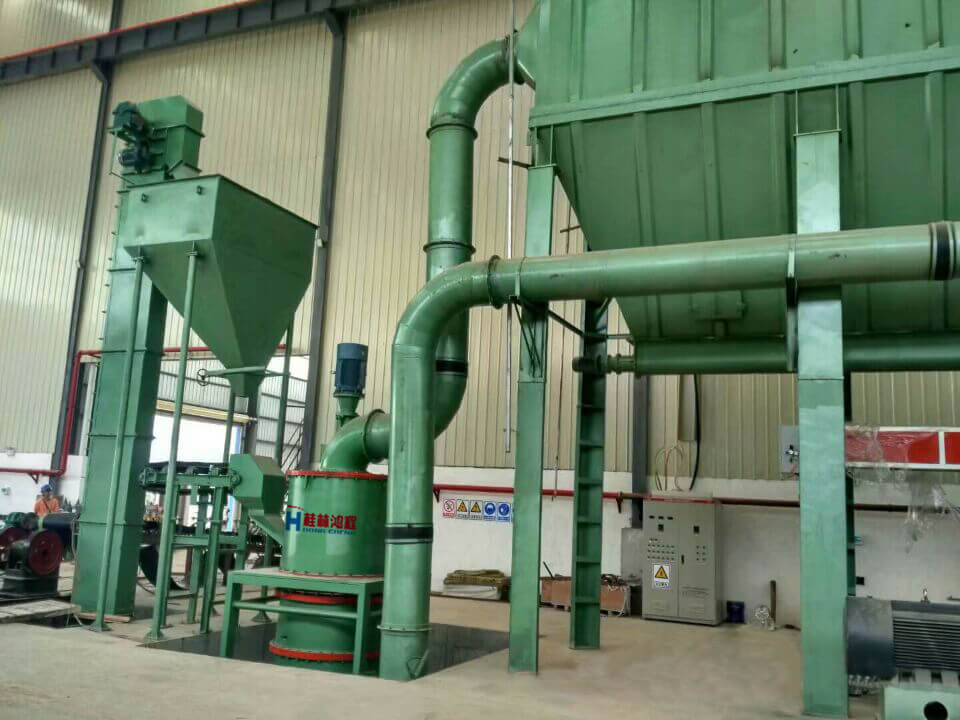 Alum stone grinder mill production line