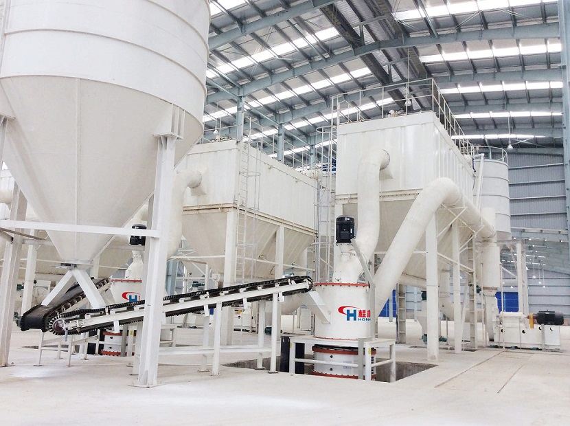 What mill is used for grinding lanthanum carbonate powder