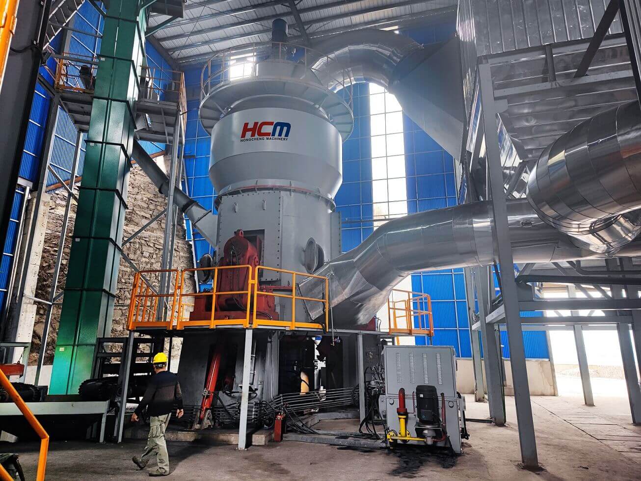 What equipment is used for grinding lithium iron phosphate