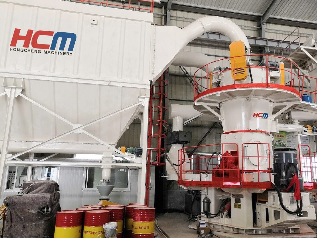 Spodumene ultra-fine vertical mill