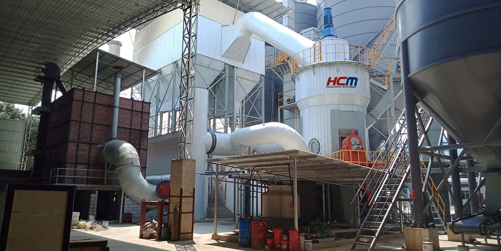 Petroleum coke grinding application and grinding equipment