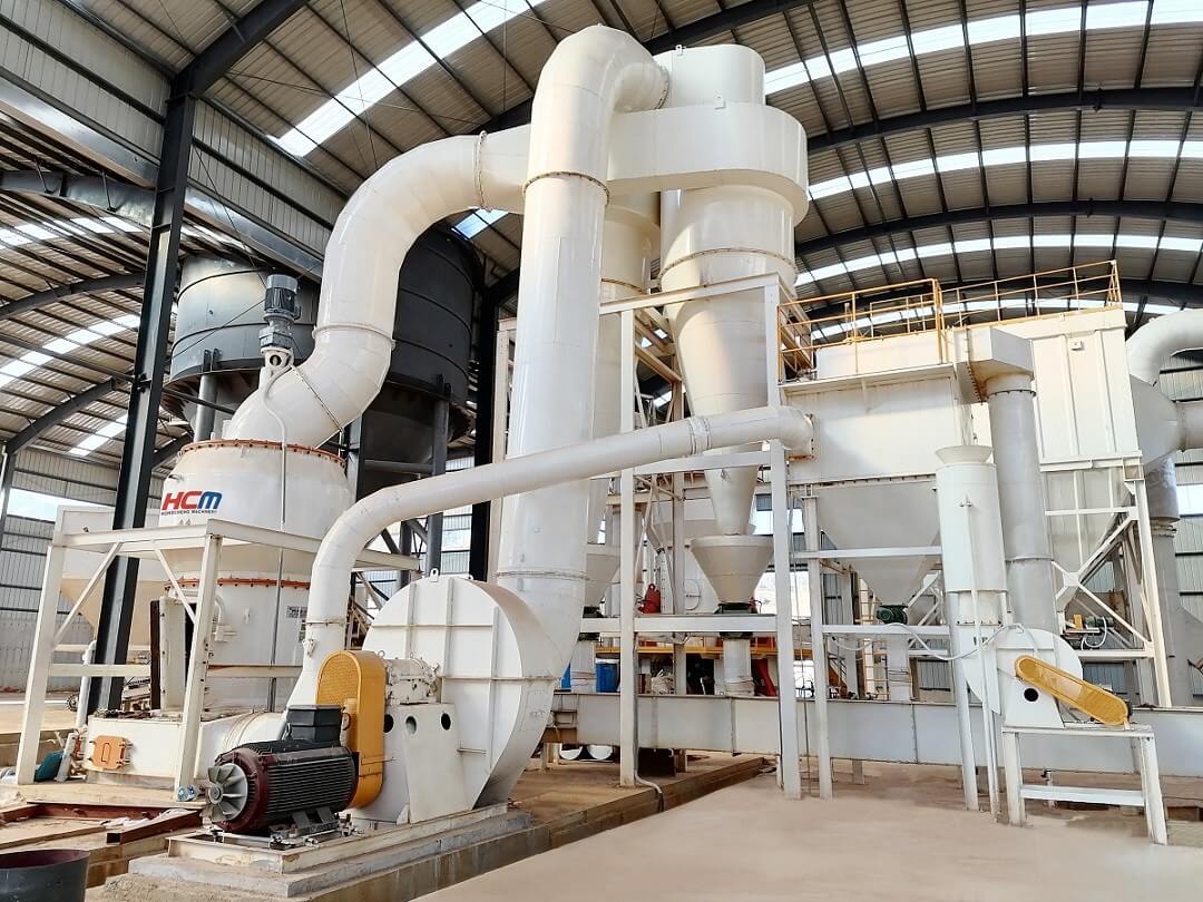 Construction Waste Vertical Roller Mill Grinding Process