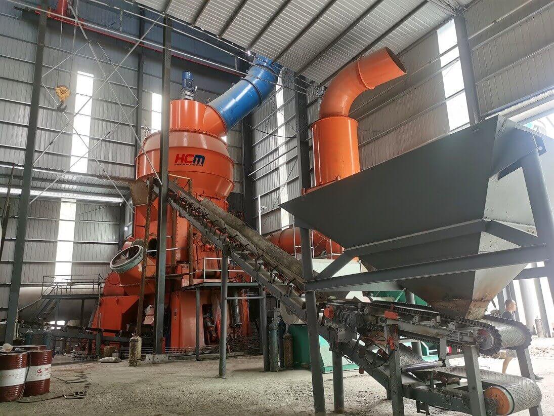 High alumina clay powder fineness and equipment configuration-vertical grinding mill hlm2600