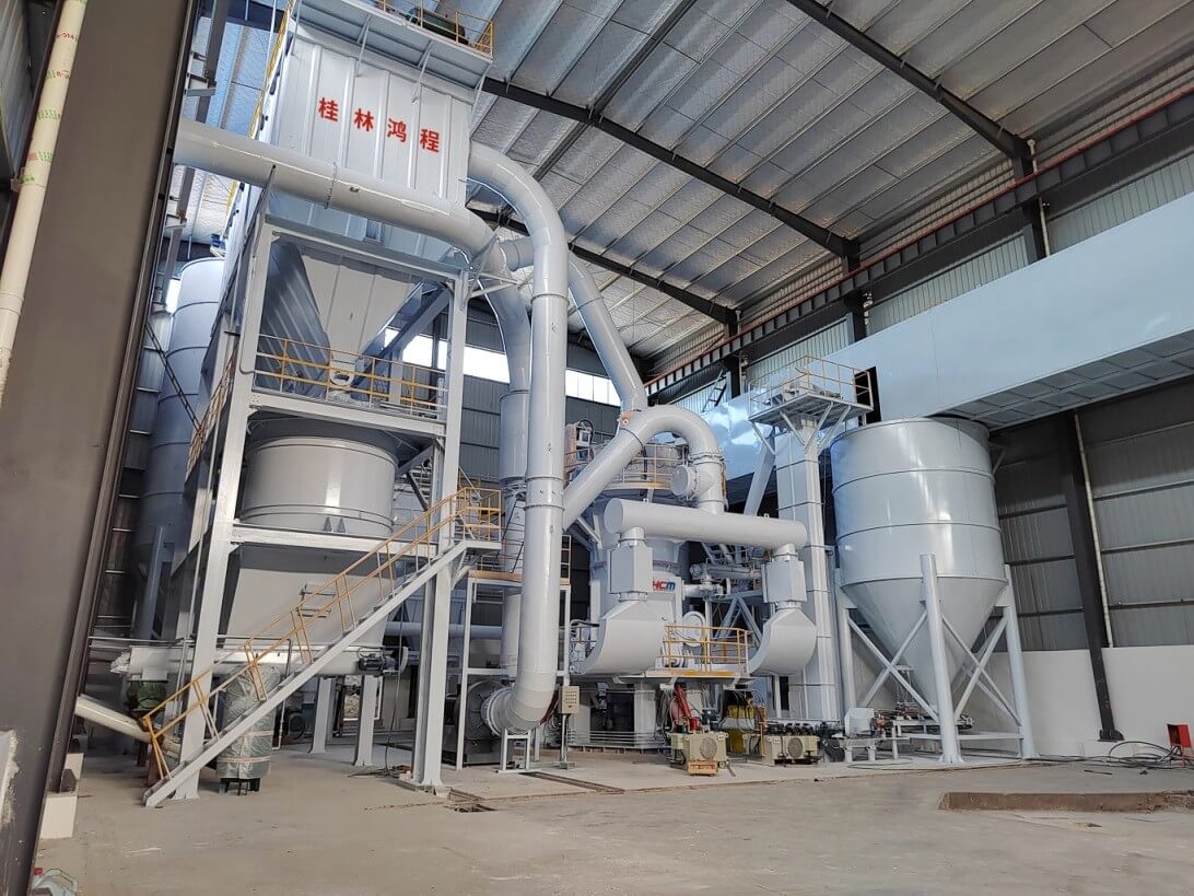 Coal gangue is finely ground and then calcined to produce kaolin-hlmx1500 ultrafine vertical mill