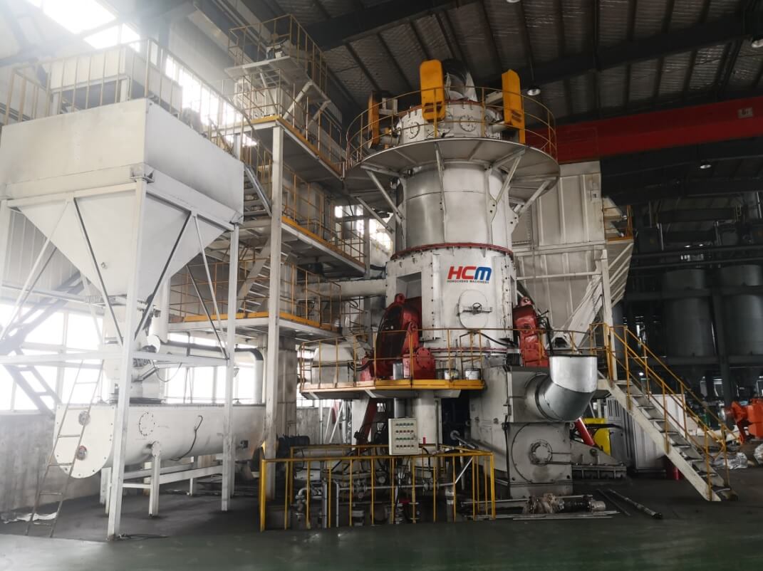 Brucite Ultrafine Crushing-HLMX Ultrafine Vertical Mill