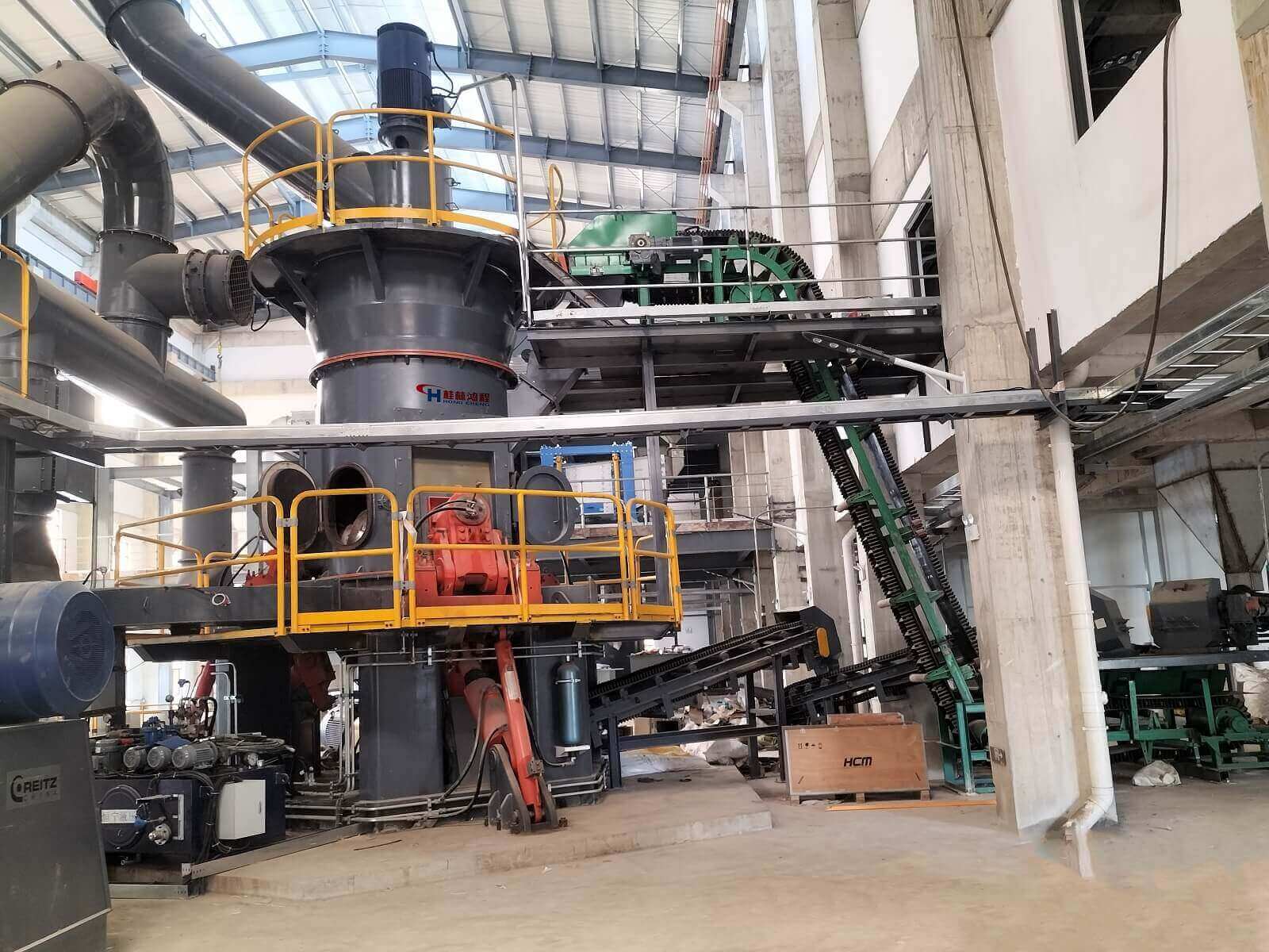 Effect of Glass Powder on Cement-Vertical Grinding Mill